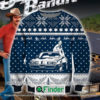 Smokey And The Bandit Blue Knitted Wool Sweater – LIMITED EDITION