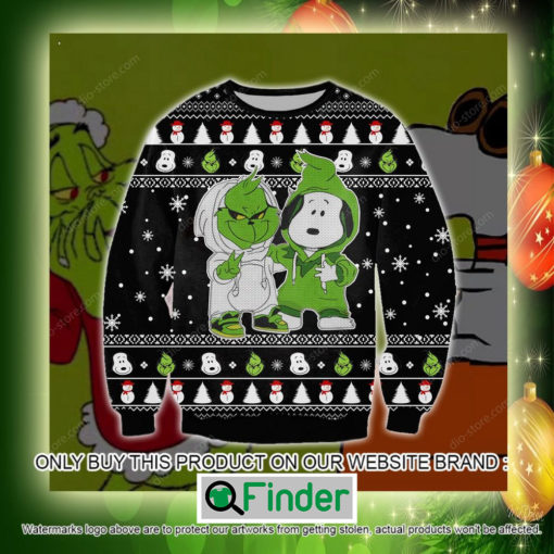 Snoopy And Grinch Christmas Ugly Sweater Sweatshirt – LIMITED EDITION