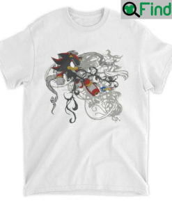 Sonic X Shadow White Tribal Shirt