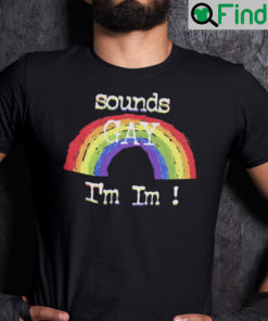 Sounds Gay Im In Shirt LGBTQ Pride