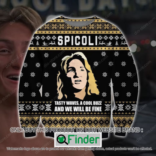 Spicoli Tasty Waves A Cool Buzz And We Will Be Fine Knitted Wool Sweater – LIMITED EDITION