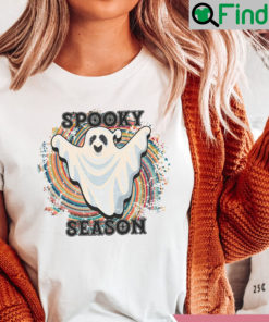 Spooky Season Cute Ghost Halloween Shirt