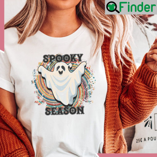 Spooky Season Cute Ghost Halloween Shirt