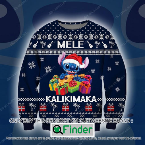 Stitch Mele Kalikimaka Knitted Wool Sweater – LIMITED EDITION