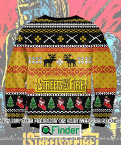 Streets Of Fire Christmas Ugly Sweater Sweatshirt – LIMITED EDITION