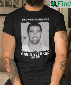 Thanks For Memory Of Gavin Escobar Shirt