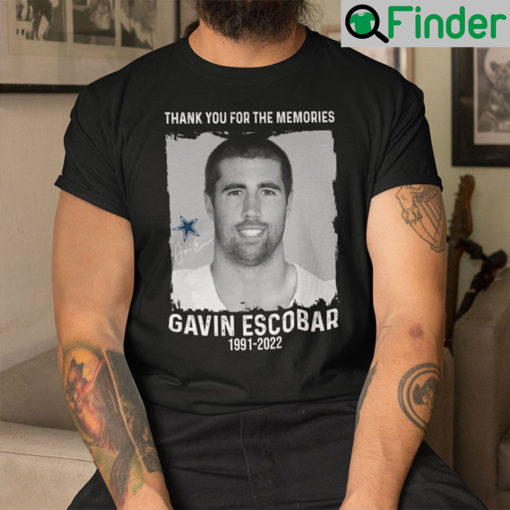 Thanks For Memory Of Gavin Escobar Shirt