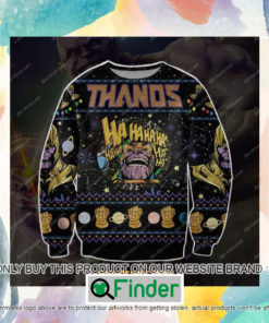 Thanos Ugly Christmas Sweatshirt Sweater LIMITED EDITION