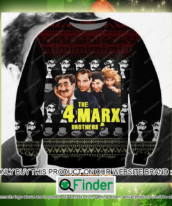 The 4 Marx Brothers Christmas Ugly Sweater Sweatshirt – LIMITED EDITION