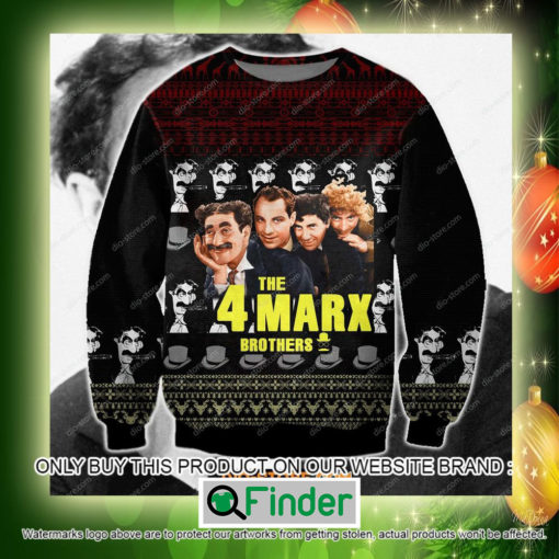 The 4 Marx Brothers Christmas Ugly Sweater Sweatshirt – LIMITED EDITION