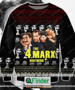 The 4 Marx Brothers Christmas Ugly Sweater – LIMITED EDITION