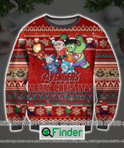 The Avengers Merry Ugly Christmas Sweater Sweatshirt LIMITED EDITION