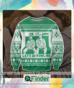 The Big Lebowski Lets go bowling Ugly Christmas Sweatshirt Sweater LIMITED EDITION