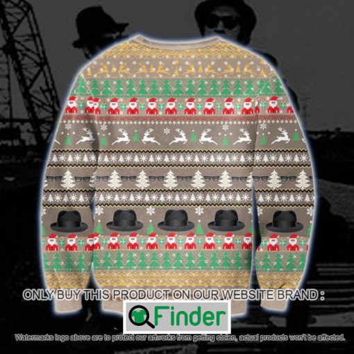 The Blues Brothers Elwood Jake Ugly Christmas Sweatshirt Sweater LIMITED EDITION