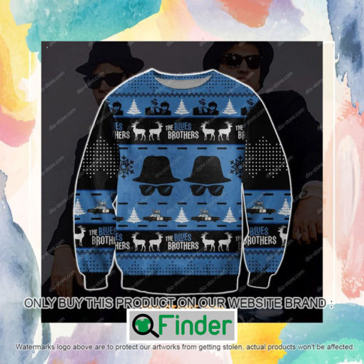 The Blues Brothers Ugly Christmas Sweatshirt Sweater LIMITED EDITION