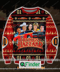 The Dukes Of Hazzard Ugly Christmas Sweater Sweatshirt LIMITED EDITION