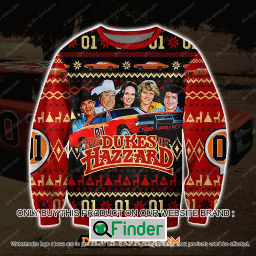 The Dukes Of Hazzard Ugly Christmas Sweater Sweatshirt LIMITED EDITION