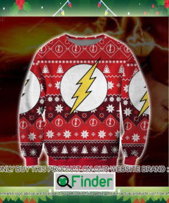 The Flash Red Knitted Wool Sweater Sweatshirt – LIMITED EDITION