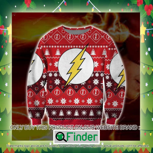 The Flash Red Knitted Wool Sweater Sweatshirt – LIMITED EDITION