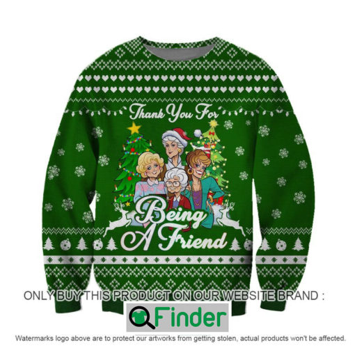 The Golden Girld Thank You For Being A Friend Knitted Wool Sweater Sweatshirt – LIMITED EDITION