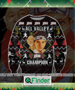 The Karate Kid All Valley Champion Knitted Wool Sweater Sweatshirt – LIMITED EDITION