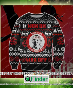 The Karate Kid Wax On Wax Off Christmas Ugly Sweater Sweatshirt – LIMITED EDITION