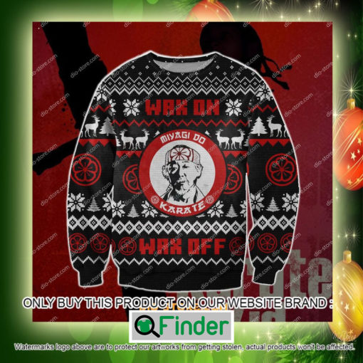 The Karate Kid Wax On Wax Off Christmas Ugly Sweater Sweatshirt – LIMITED EDITION