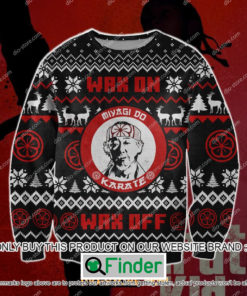 The Karate Kid Wax On Wax Off Christmas Ugly Sweater – LIMITED EDITION