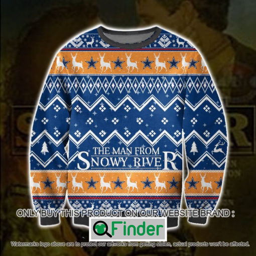 The Man From Snowy River Navy Ugly Christmas Sweater Sweatshirt LIMITED EDITION