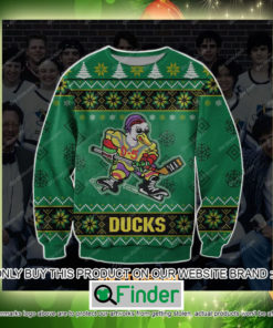 The Mighty Ducks Christmas Ugly Sweater Sweatshirt – LIMITED EDITION