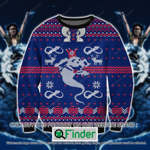 The Neverending Story Blue Knitted Wool Sweater – LIMITED EDITION