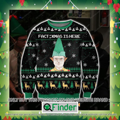 The Office Dwight Christmas Xmas Is Here Knitted Wool Sweater Sweatshirt – LIMITED EDITION