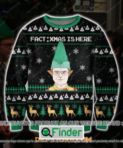 The Office Dwight Christmas Xmas Is Here Knitted Wool Sweater – LIMITED EDITION