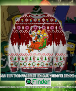 The Simpsons Christmas Ugly Sweater Sweatshirt – LIMITED EDITION