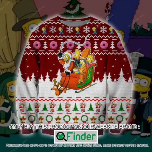 The Simpsons Christmas Ugly Sweater – LIMITED EDITION