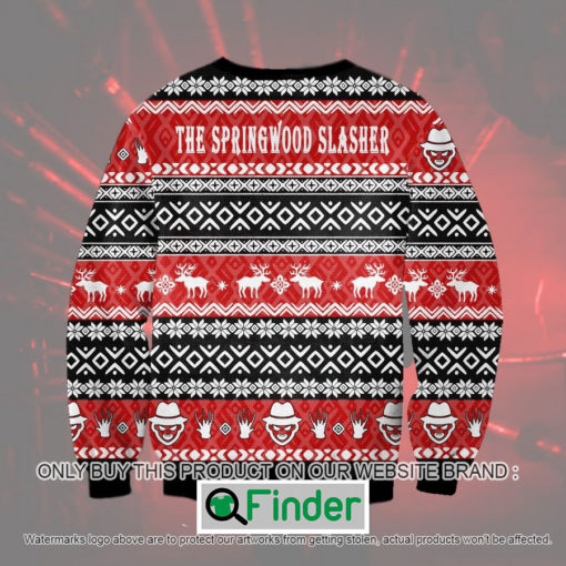 The Springwood Slasher Ugly Christmas Sweatshirt Sweater LIMITED EDITION