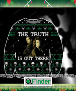 The X Files The Truth Is Out There Knitted Wool Sweater Sweatshirt – LIMITED EDITION