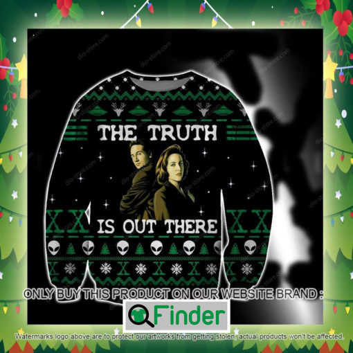 The X Files The Truth Is Out There Knitted Wool Sweater Sweatshirt – LIMITED EDITION