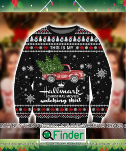 This Is My Hallmark Christmas Movies Knitted Wool Sweater Sweatshirt – LIMITED EDITION