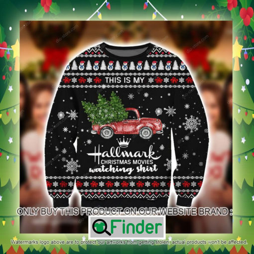 This Is My Hallmark Christmas Movies Knitted Wool Sweater Sweatshirt – LIMITED EDITION