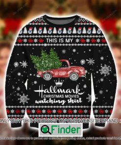 This Is My Hallmark Christmas Movies Knitted Wool Sweater – LIMITED EDITION