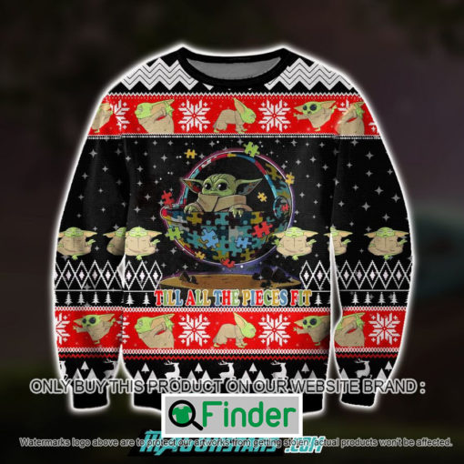 Till All The Pieces Fit Ugly Christmas Sweater Sweatshirt LIMITED EDITION