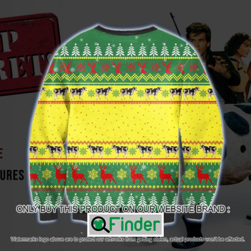 Top Secret Ugly Christmas Sweatshirt Sweater LIMITED EDITION