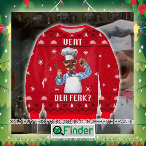 Vert Der Ferk Knitted Wool Sweater Sweatshirt – LIMITED EDITION