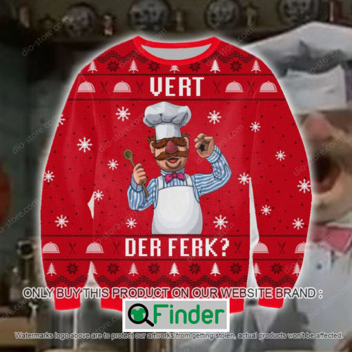 Vert Der Ferk Knitted Wool Sweater – LIMITED EDITION