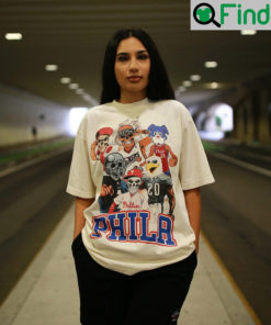 Vintage 1993 MLB Philadelphia Phillies Cartoon World Series Shirt