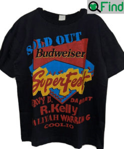 Vintage 90s Budweiser Superfest Coolio Vintage T Shirt