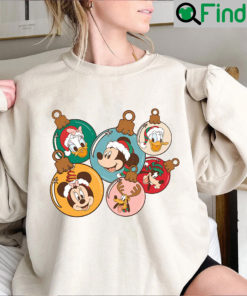 Vintage Mickey and Friends Merry Christmas Sweatshirt