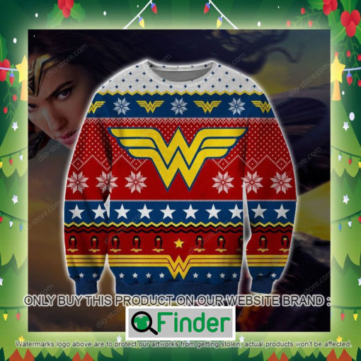 Wonder Woman Logo Knitted Wool Sweater Sweatshirt – LIMITED EDITION