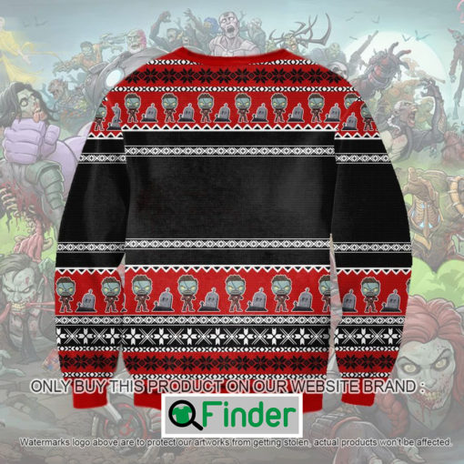 Zombie Iron Man Ugly Christmas Sweatshirt Sweater LIMITED EDITION